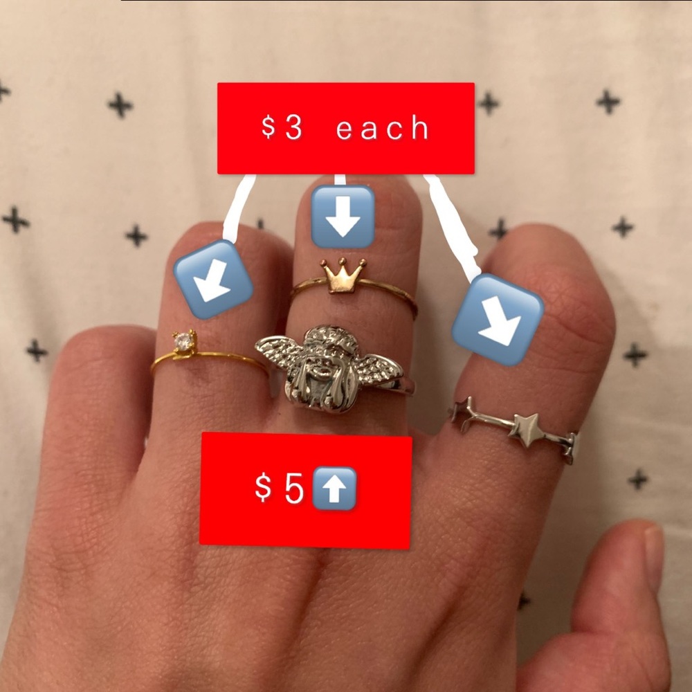 assorted rings
